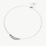 Sparkling Curve Necklace