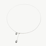 Double Heart Pendent Necklace