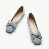 Patent/Print Bow Ballerina Flats (Eva)(SALE)