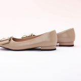 Square Buckle Flats (Aida) (SALE)