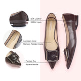 Square Buckle Flats (Aida) (SALE)