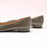 Crystal Buckle Flats (Aida)(SALE)