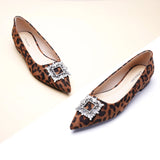 Crystal Buckle Flats (Aida)(SALE)