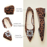 Crystal Buckle Flats (Aida)(SALE)