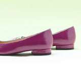 Crystal Buckle Flats (Aida)(SALE)