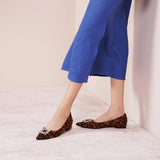 Crystal Buckle Flats (Aida)(SALE)