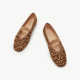 Almond-Toe Ballet Velvet Flats (Liora)