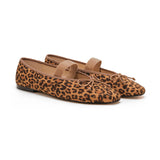 Almond-Toe Ballet Velvet Flats (Liora)