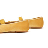 Almond-Toe Ballet Velvet Flats (Liora)