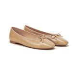 Cap-Toe Silk Ballet Flats (Elena)