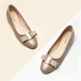 Patent Metal Buckle bow Flats (Anita)