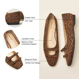 Double Bow Ties Cutout Ballet Flats (Emma)
