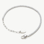 Platinum Crystal Bracelet, embodying the frosty elegance of crystals in a platinum setting, this bracelet captures the essence of winter's beauty, creating a dazzling and refined statement piece