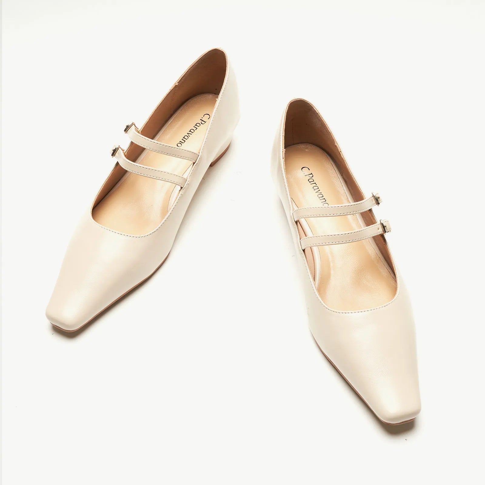 Double-Strap Block Heel | C.Paravano