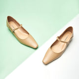 Single Strap Block Heel Mary Janes (Alva)(SALE)