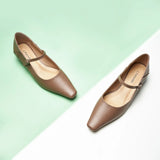 Single Strap Block Heel Mary Janes (Alva)(SALE)