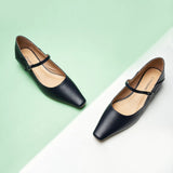 Single Strap Block Heel Mary Janes (Alva)(SALE)
