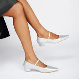 Single Strap Block Heel Mary Janes (Alva)(SALE)