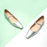Single Strap Block Heel Mary Janes (Alva)(SALE)