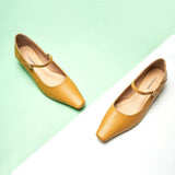 Single Strap Block Heel Mary Janes (Alva)(SALE)