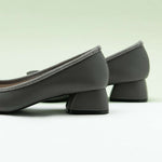 Grey Low Heels Shoes: Effortless Elegance