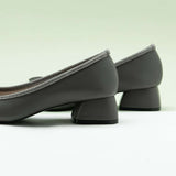 Grey Low Heels Shoes: Effortless Elegance