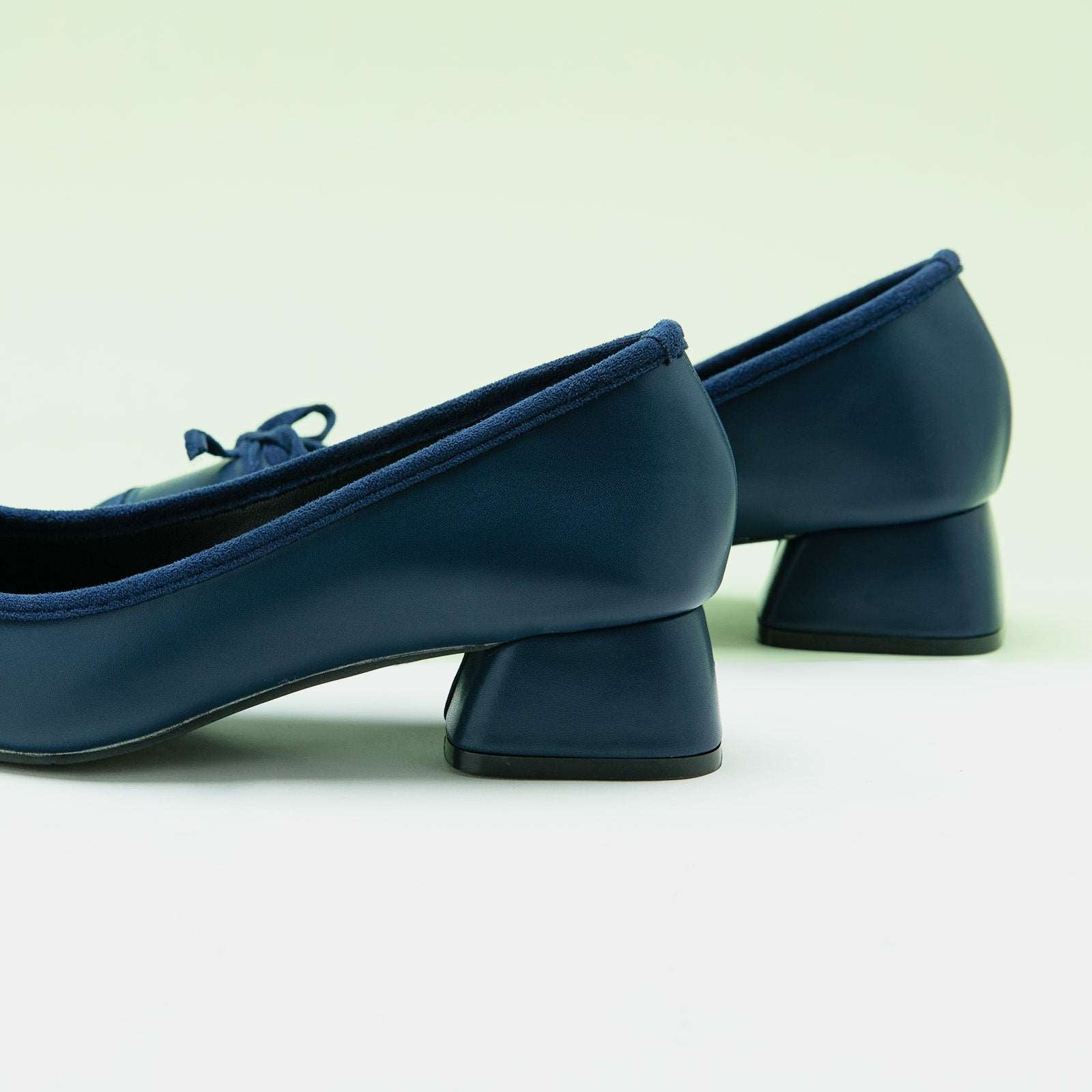 Navy Low Heels Shoes: Classic Sophistication