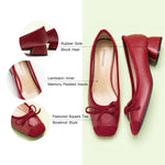 Red Low Heels Shoes: Striking Elegance
