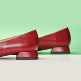 Metal Buckle Bow Detail Flats(Serena)