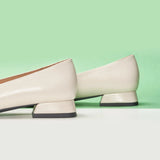 Metal Buckle Bow Detail Flats(Serena)