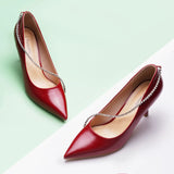Crystal Chain Pumps (Anna) (SALE)