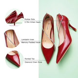 Crystal Chain Pumps (Anna) (SALE)