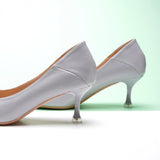 Pointed Toe Kitten Heel Pumps (Anna)(SALE)