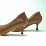 Pointed Toe Kitten Heel Pumps (Anna)(SALE)
