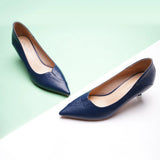 Pointed Toe Kitten Heel Pumps (Anna)(SALE)