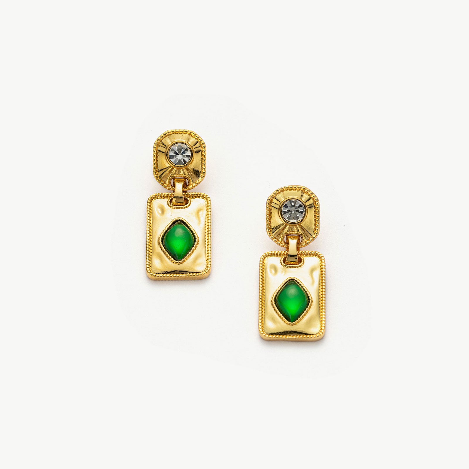 Gemstone Charm Hoop Earrings, radiating with the vibrant hues of assorted gemstones, these earrings add a colorful and radiant touch to your ear ensemble