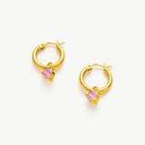 Heart Drop Earrings