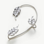 Feathered Elegance: Unique Ear Climbers adorned with feather motifs, a chic and fashionable choice for a distinctive and trendy appearance