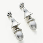 Pearl Drop Earrings in Silver featuring classic pearl adornments and silver accents, these earrings offer a versatile and stylish accessory that complements any outfit with grace