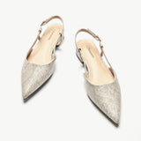 Sleek Slingback Flats (Freya) (SALE)