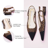 Cap-Toe Slingback Flats (Freya)(SALE)