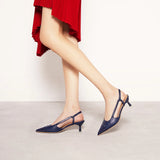 Pointed Toe Slingback Pumps (Helen) (SALE)