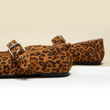 Grommet V-Cut Design Mary Jane Flats(Remy)