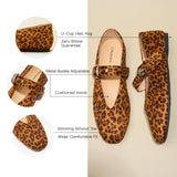 Grommet V-Cut Design Mary Jane Flats(Remy)
