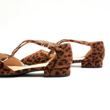 Square Toe Cross Strap Sandals(Alyssa E)