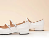 Double-Straps Block Heel Mary Jane (Alyssa A) Leopard