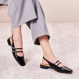 Double-Straps Slingback Mary Jane (Alyssa S)