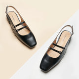 Double-Straps Slingback Mary Jane (Alyssa S)