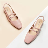 Double-Straps Slingback Mary Jane (Alyssa S)