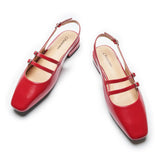 Double-Straps Slingback Mary Jane (Alyssa S)